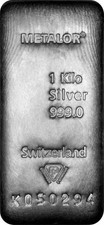 1kg Metalor Solid Sterling