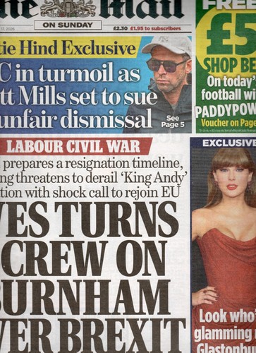 The mail sunday may 2026 - on,