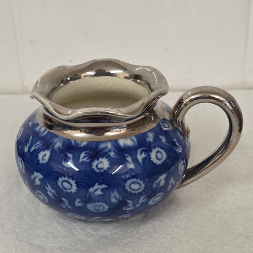 Vintage antique blue - blue, &