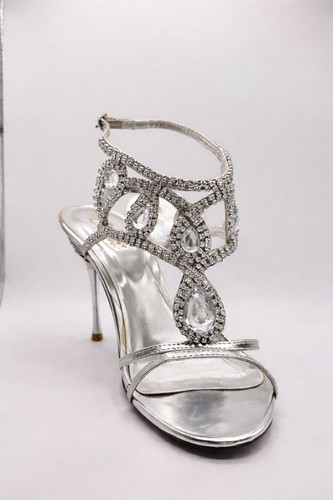 Rhinestone high heel prom - high,