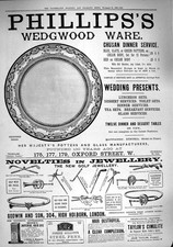 Old Antique Print 1890