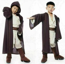 Star Wars Jedi Boys Cosplay Luke Skywalker Costume Kids Carnival Party Outfits