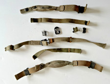 US ARMY STEEL HELMET VINTAGE MILITARY CHIN STRAPS + SPARES