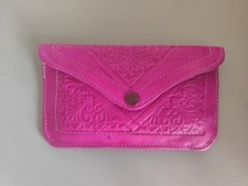 Pink HANDMADE MOROCCAN PURSE GENUINE Leather New