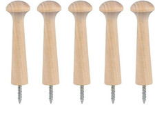 5 pcs x  Birch Shaker Peg -