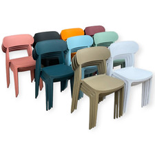 Stackable Modern Chairs Cafe