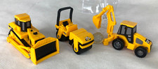TOY CAR CAT Diggers Yellow x3