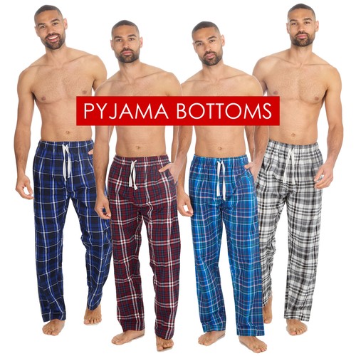 Mens woven pyjama - woven, long