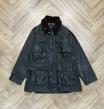 Barbour Bedale Full Zip Outdoor Dark Green Wax Jacket Men’s 86cm/34in S