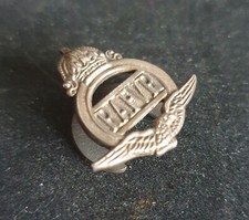 WW2 British Home Front Royal Air Force Volunteer Reserve Lapel Badge 1936-44 #2