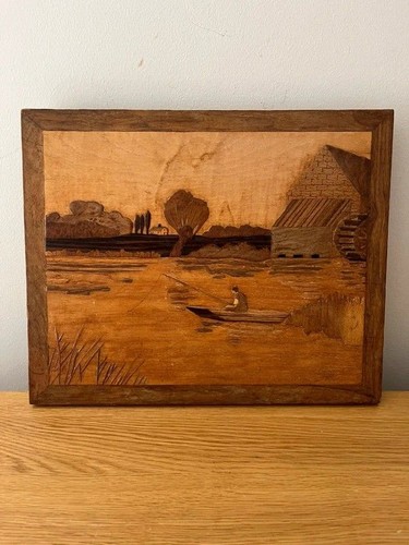 Vintage wooden chunky