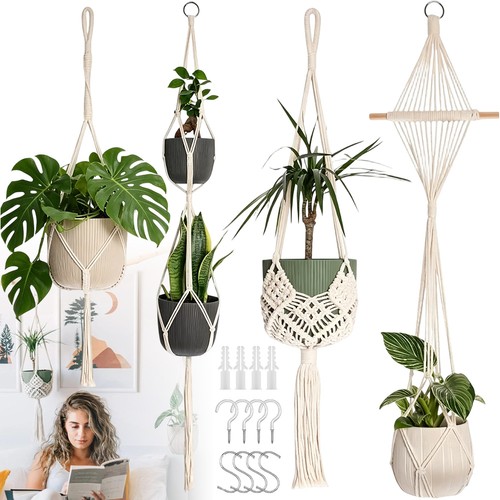 Garden macrame plant - garden,