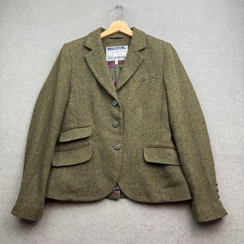 Joules tweed jacket 10 - jacket, uk