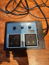 Vortex Twin Speed Fan Controller, Thermostatic Temperature Adjustable Climate...