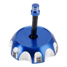 CNC Fuel Tank Cap w/Vent Blue
