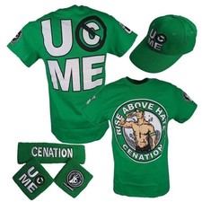 John Cena Mens Green Costume