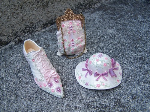 Minature pink shoe hat - shoe,, and
