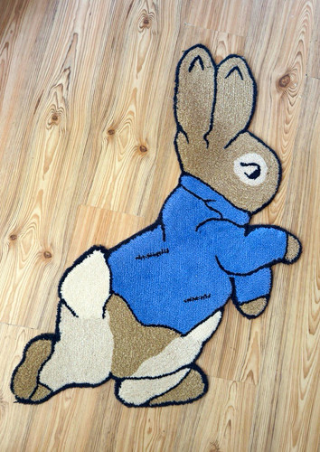 Vintage peter rabbit rug pure - rabbit,