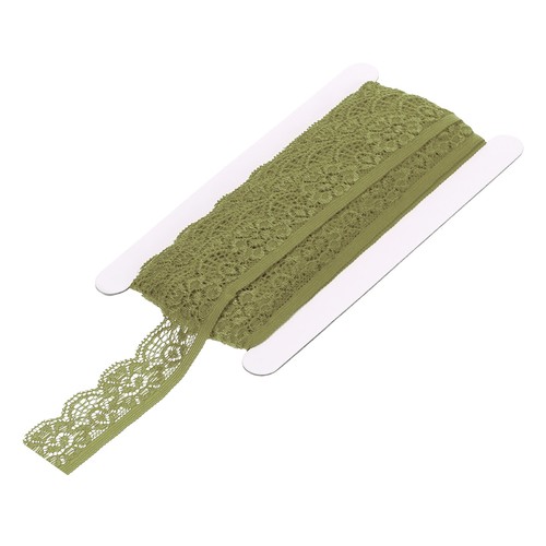 Lace trim grass green - trim,
