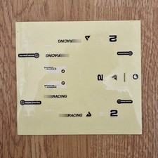 Scalextric 1:32 Start / Sport Car Stickers Decals Transfers #2