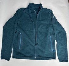 Arc'Teryx Covert Cardigan - Men’s Size L - Technical Knit - Teal Blue CA 34438