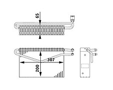 Mahle ae67000p evaporator - ae67000p, a/c