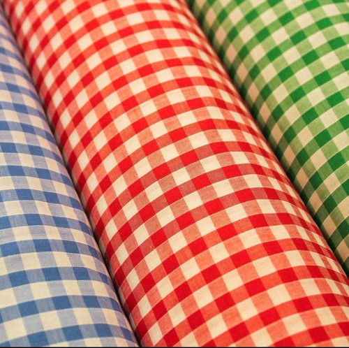 Inch cotton gingham fabric - cotton,