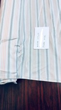 Striped pure silk fabric width