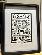Next Black Frame with Dr Seuss