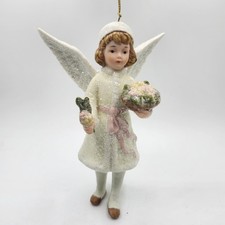 Vintage Style Glitter Angel