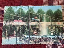 RARE STEEL ACHTBAAN ROLLER COASTER POSTCARD AMUSEMENTSPARK TIVOLI NETHERLANDS 