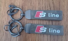 2 Genuine Audi S Line keyring