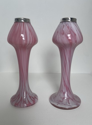 Vintage pair rose glass - vintage,