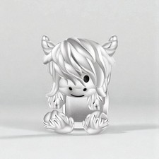 Highland Cow S925 Sterling