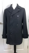 H&M Pea Coat Men’s L Black