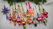 Vintage glass christmas tree - glass,