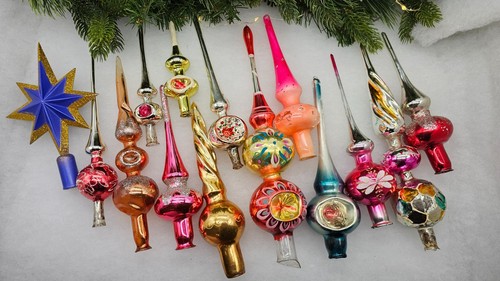Vintage glass christmas - glass, tree