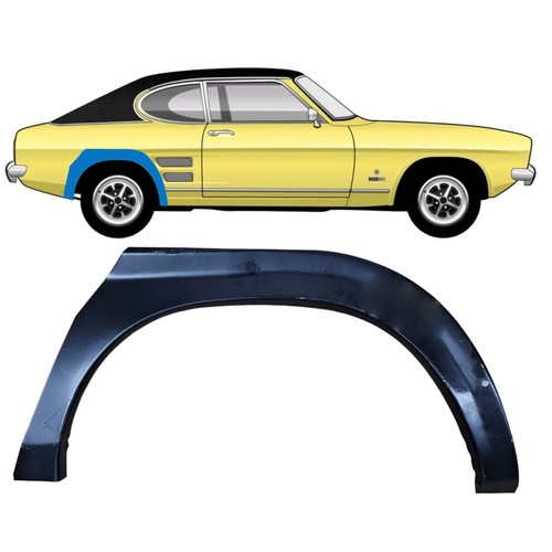 Rear wing repair panel - , for