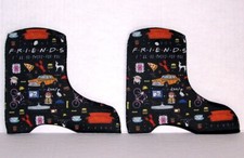 Friends TV Show Series Beer Bottle Boot Koozie Coolie Sleeve Set of 2 NEW