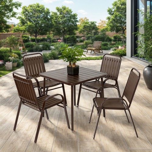 Pcs outdoor dining set patio - 5,