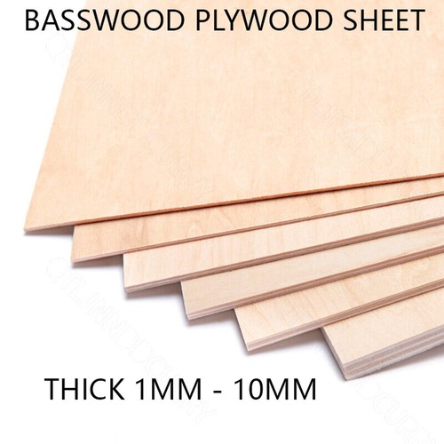 Thick 1mm 10mm - 1mm, basswood