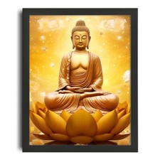 Golden Buddha Poster