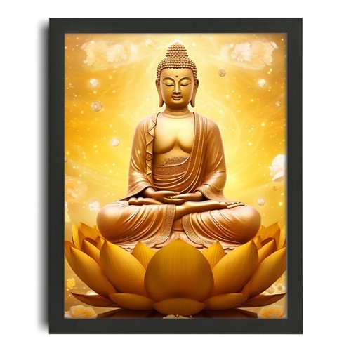 Golden buddha poster - buddha,