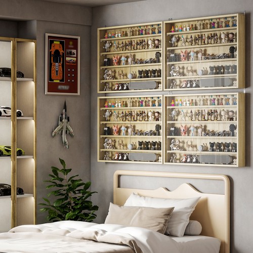 Tier wall display cabinet - 7-tier,