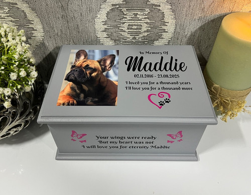 Large personalised pet - large, ashes