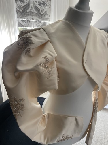 Brigerton style ivory bolero - brigerton,
