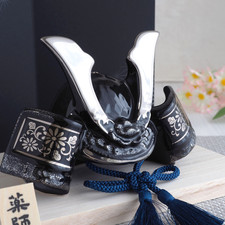 Japanese Black Samurai Helmet