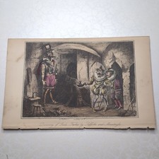Original c1870 Colour Etching