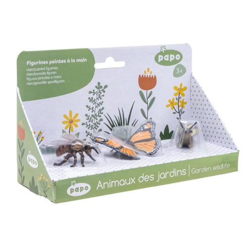 Set realistic bee snail - set,