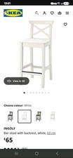 IKEA Breakfast Bar stool With Backrest, 2 Available 